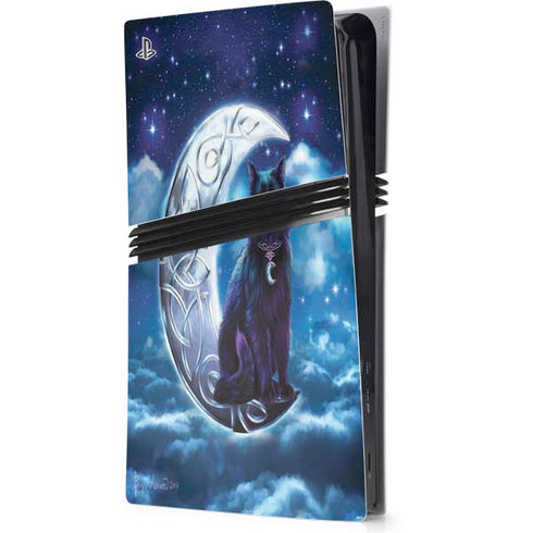 Celtic Black Cat by Brigid Ashwood PlayStation PS5 Skins