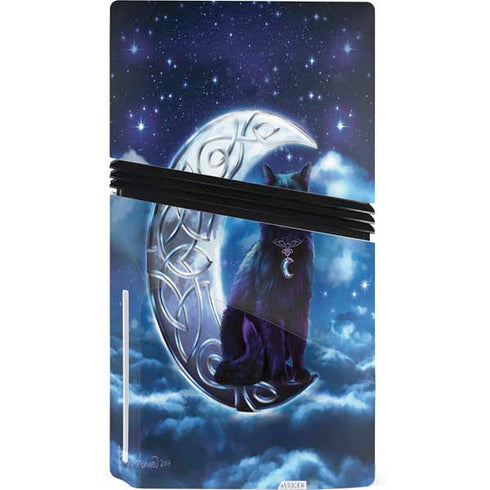 Celtic Black Cat by Brigid Ashwood PS5 Pro Disk Bundle Skin