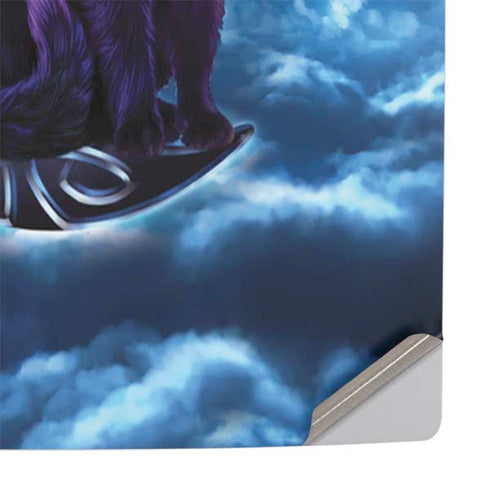 Celtic Black Cat by Brigid Ashwood PS5 Slim Digital Edition Console Skin