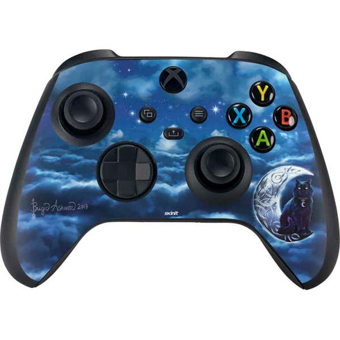 Celtic Black Cat by Brigid Ashwood XBox Series X Digital Edition Bundle Skin
