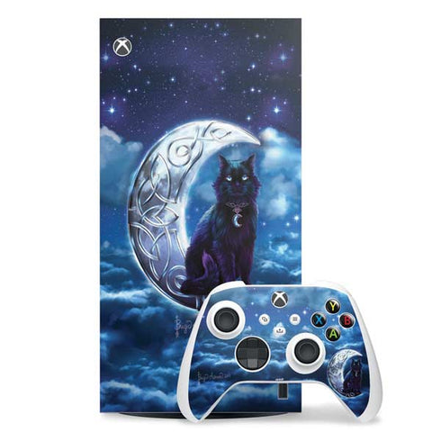 Celtic Black Cat by Brigid Ashwood Xbox Series X Skins