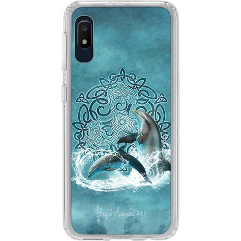 Celtic Dolphin by Brigid Ashwood Galaxy Cases