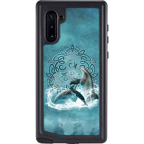 Celtic Dolphin by Brigid Ashwood Galaxy Cases