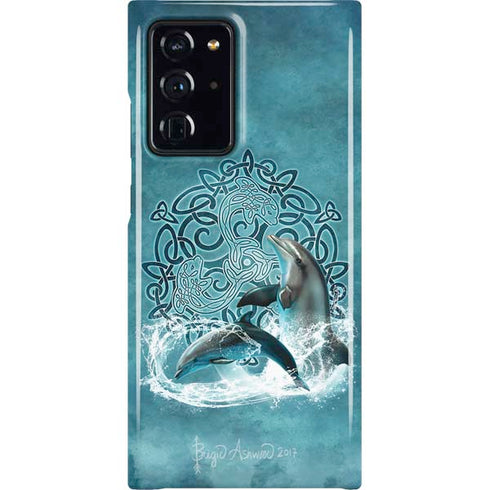 Celtic Dolphin by Brigid Ashwood Galaxy Cases