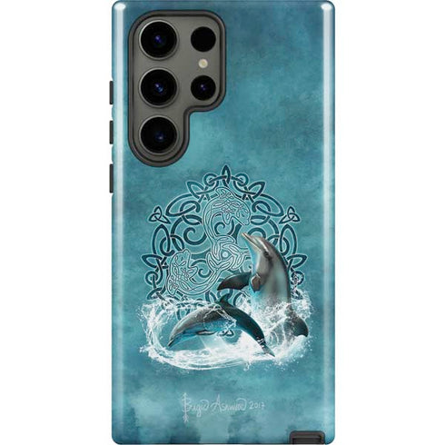 Celtic Dolphin by Brigid Ashwood Galaxy S23 Ultra Pro Case