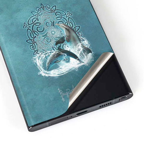 Celtic Dolphin by Brigid Ashwood Galaxy Skins