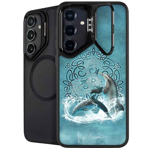 Celtic Dolphin by Brigid Ashwood Galaxy S24 FE Kickstand Case