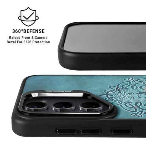 Celtic Dolphin by Brigid Ashwood Galaxy S24 FE Kickstand Case