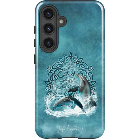 Celtic Dolphin by Brigid Ashwood Galaxy S25 Impact Case