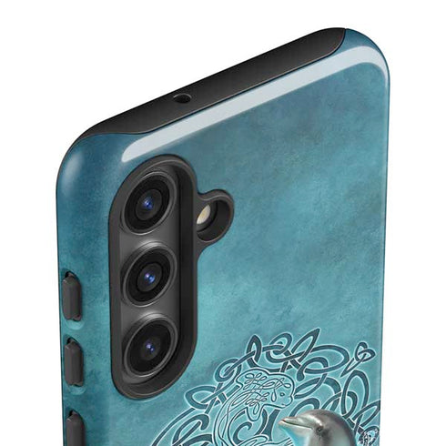 Celtic Dolphin by Brigid Ashwood Galaxy S25 Impact Case