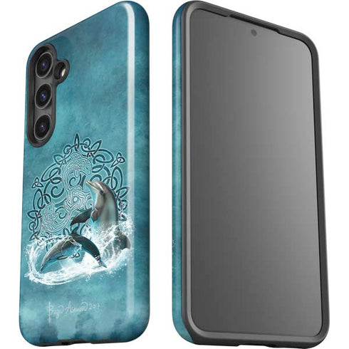 Celtic Dolphin by Brigid Ashwood Galaxy S25 Impact Case