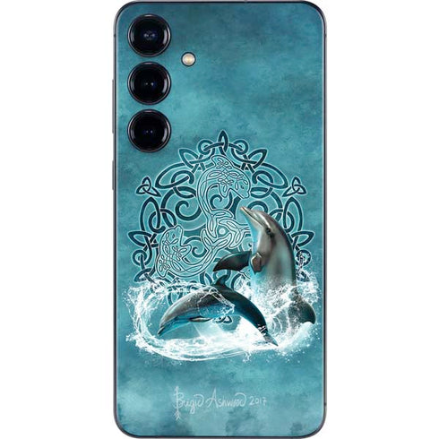 Celtic Dolphin by Brigid Ashwood Galaxy S25 Plus Skin