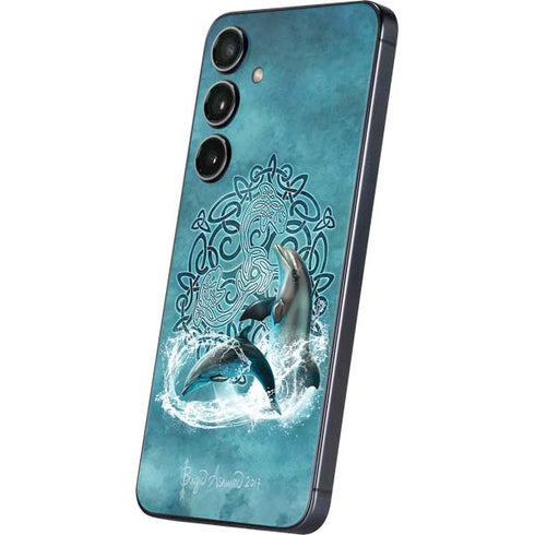 Celtic Dolphin by Brigid Ashwood Galaxy S24 Plus Skin