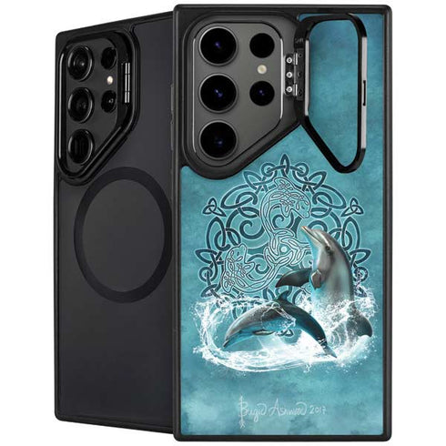 Celtic Dolphin by Brigid Ashwood Galaxy S25 Ultra Kickstand Case