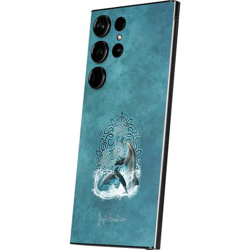Celtic Dolphin by Brigid Ashwood Galaxy S25 Ultra Skin