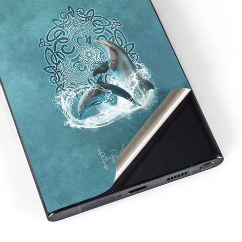 Celtic Dolphin by Brigid Ashwood Galaxy S24 Ultra Skin