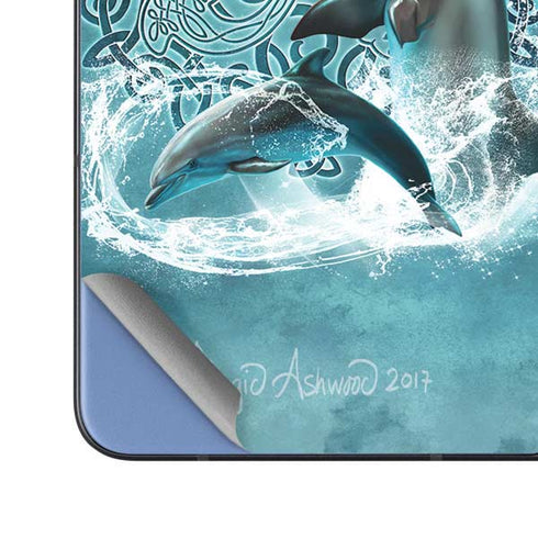 Celtic Dolphin by Brigid Ashwood Galaxy Z Fold5 5G Skin