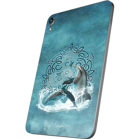 Celtic Dolphin by Brigid Ashwood Apple iPad Mini Skin