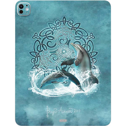 Celtic Dolphin by Brigid Ashwood iPad Pro 13in M4 (2024) Skin