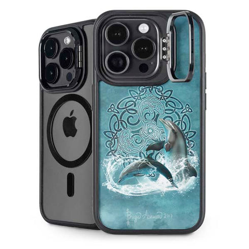 Celtic Dolphin by Brigid Ashwood iPhone 13 Pro Max Kickstand Case