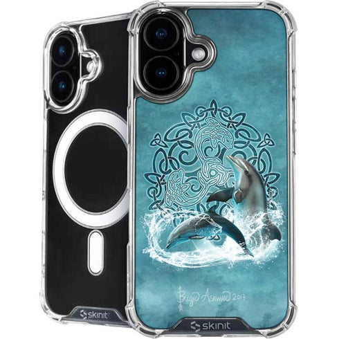 Celtic Dolphin by Brigid Ashwood iPhone 16 MagSafe Case