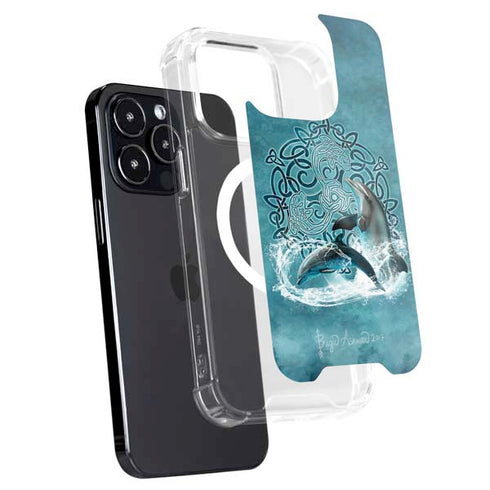 Celtic Dolphin by Brigid Ashwood iPhone 16 Pro MagSafe Case