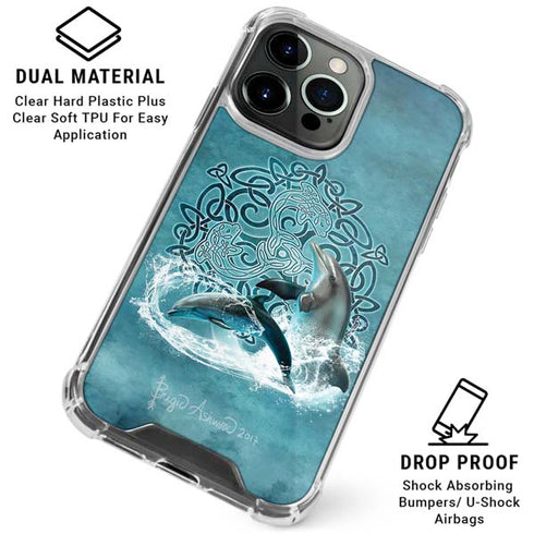 Celtic Dolphin by Brigid Ashwood iPhone 16 Pro Max Clear Case