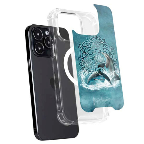 Celtic Dolphin by Brigid Ashwood iPhone 16 Pro Max MagSafe Case