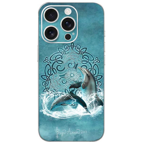 Celtic Dolphin by Brigid Ashwood iPhone 16 Pro Skin