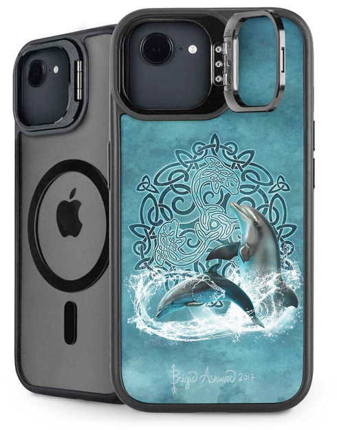 Celtic Dolphin by Brigid Ashwood iPhone 16e Kickstand Case
