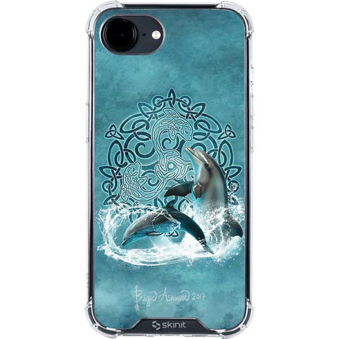 Celtic Dolphin by Brigid Ashwood iPhone 16e Clear Case