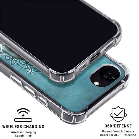 Celtic Dolphin by Brigid Ashwood iPhone 16e Clear Case