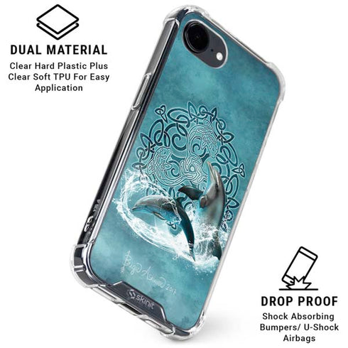 Celtic Dolphin by Brigid Ashwood iPhone 16e Clear Case