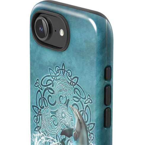 Celtic Dolphin by Brigid Ashwood iPhone 16e Impact Case