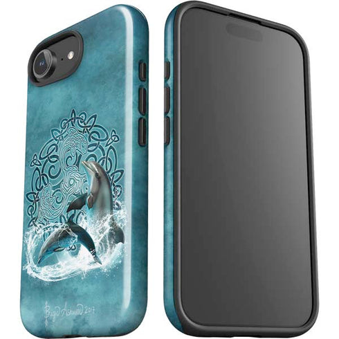 Celtic Dolphin by Brigid Ashwood iPhone 16e Impact Case