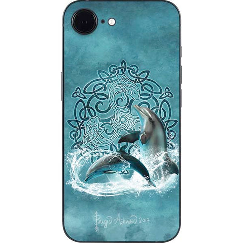 Celtic Dolphin by Brigid Ashwood iPhone 16e Skin