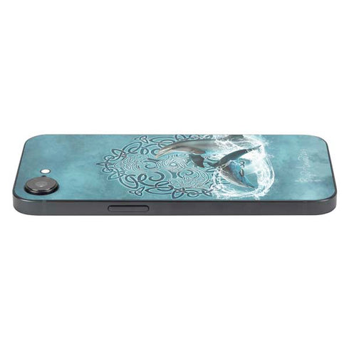 Celtic Dolphin by Brigid Ashwood iPhone 16e Skin