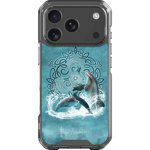Celtic Dolphin by Brigid Ashwood iPhone 18 Pro Clear Case
