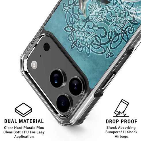 Celtic Dolphin by Brigid Ashwood iPhone 18 Pro Clear Case