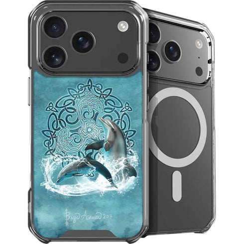 Celtic Dolphin by Brigid Ashwood iPhone 18 Pro MagSafe Case