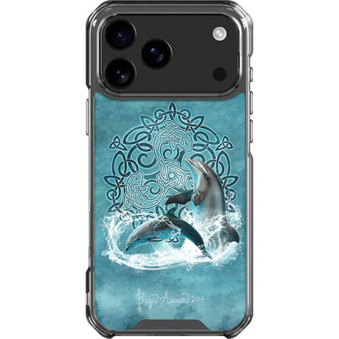 Celtic Dolphin by Brigid Ashwood iPhone 18 Pro Max Clear Case