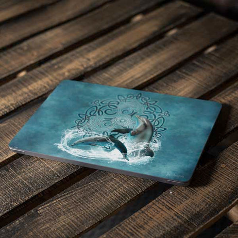 Celtic Dolphin by Brigid Ashwood Apple MacBook Air Skin
