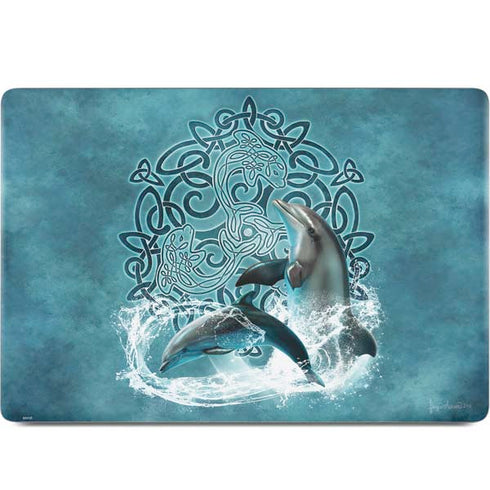 Celtic Dolphin by Brigid Ashwood MacBook Skins