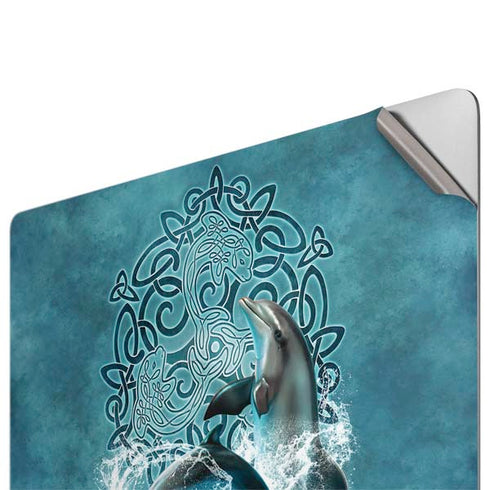 Celtic Dolphin by Brigid Ashwood Apple MacBook Pro 16-inch Skin