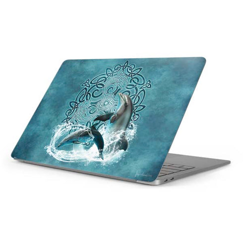 Celtic Dolphin by Brigid Ashwood Apple MacBook Pro 16-inch Skin