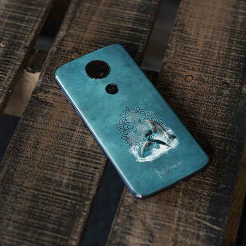 Celtic Dolphin by Brigid Ashwood Moto E5 Plus Skin