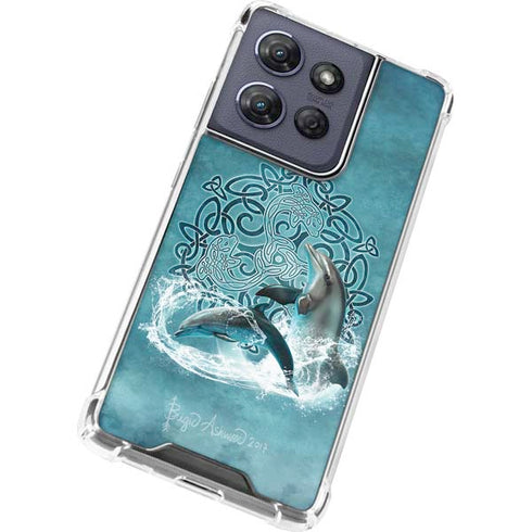 Celtic Dolphin by Brigid Ashwood Moto G 5G (2025) Clear Case