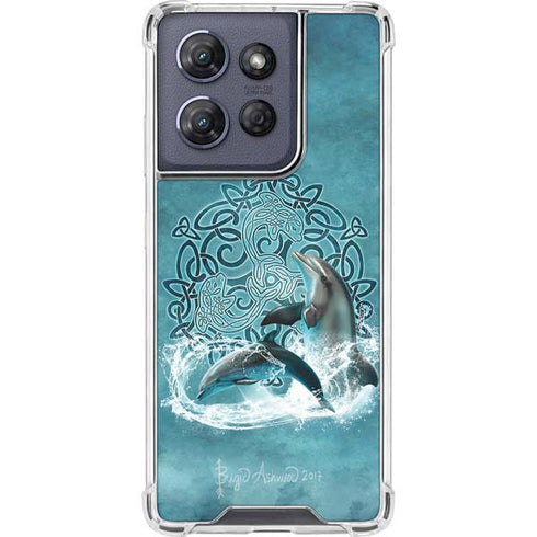 Celtic Dolphin by Brigid Ashwood Moto G Play 5G (2025) Clear Case