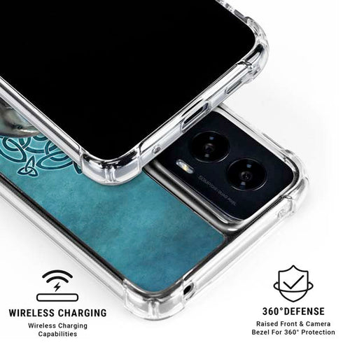 Celtic Dolphin by Brigid Ashwood Moto G Power 5G (2024) Clear Case