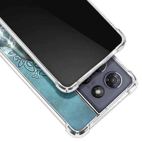 Celtic Dolphin by Brigid Ashwood Moto G Stylus 5G (2025) Clear Case